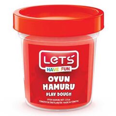 LETS OYUN HAMURU 115 gr KIRMIZI TEKLI (L8440-02)