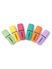 PENMARK FOSFORLU KALEM MINI PASTEL RENK 6 LI HS510