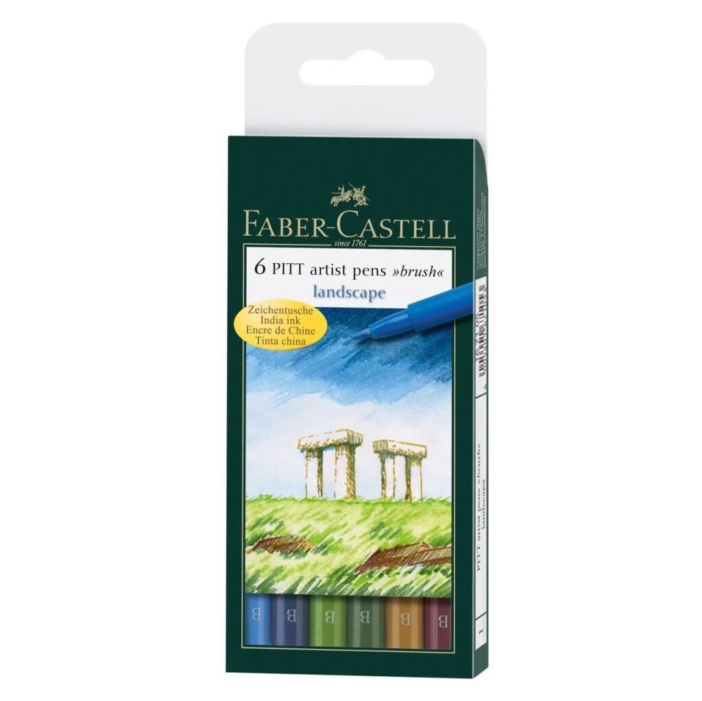 FABER CIZIM KALEMI PITT MANZARA 6 LI (5188167105)