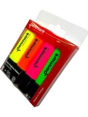 PENMARK FOSFORLU KALEM SET NEON 4 LU HS 505 4N