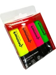 PENMARK FOSFORLU KALEM SET NEON 4 LU HS 505 4N