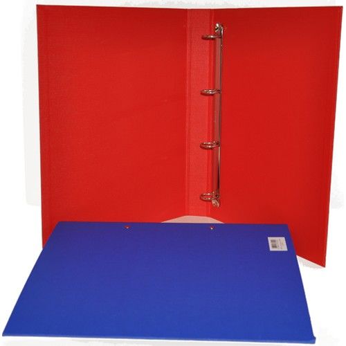 Bafix A-4 Klasör 4 Halkalı Kırmızı A42H04