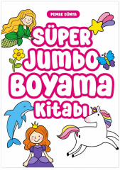 4E SUPER JUMBO BOYAMA KITABI PEMBE DUNYA 128 SF.