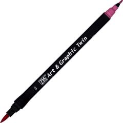 ZIG ART&GRAPHIC TWIN TUT-80 22 DARK PINK