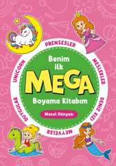 4E MEGA BOYAMA KITABI MASAL DUNYASI 128 SF.