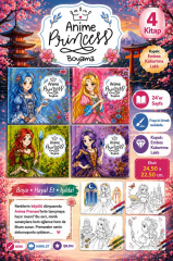 4E ANIME PRINCESS BOYAMA KITABI - 4 CESIT