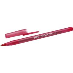 BIC ROUND STICK TUKENMEZ KALEM KIRMIZI 1.0MM 60 LI