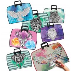 ABKA PROJE CANTASI 38x55 BOYAMA SERI MANDALA