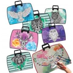 ABKA PROJE CANTASI 38x55 BOYAMA SERI MANDALA