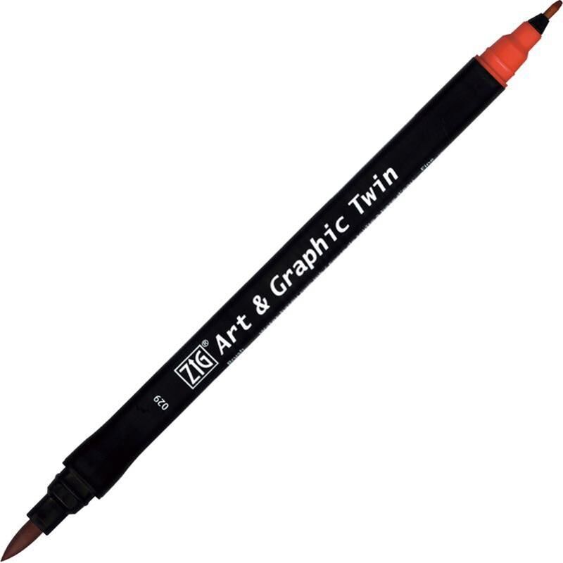 ZIG ART&GRAPHIC TWIN TUT-80 29 CARMINE RED