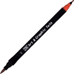ZIG ART&GRAPHIC TWIN TUT-80 29 CARMINE RED