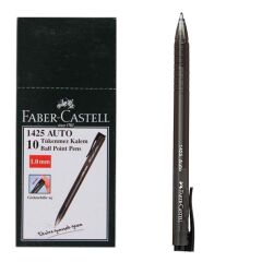 FABER CASTELL AUTO(1425) TUKENMEZ KALEM SIYAH 10LU