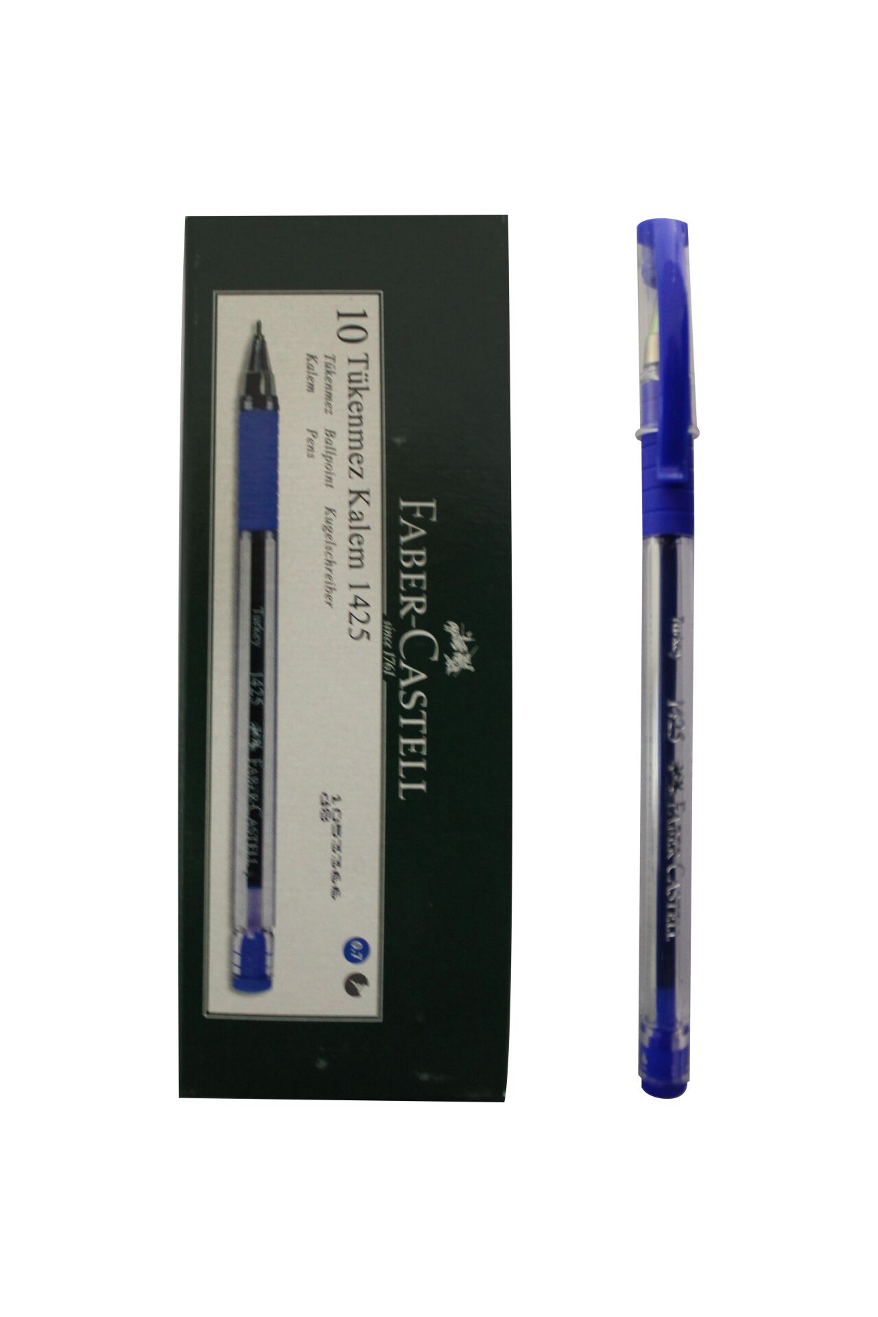 FABER CASTELL (1425) IGNE UC TUKENMEZ MAVI 10 LU