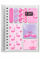 KRAF BLOKNOT+INDEX(PP)+YAP.NOT KAGIDI SET FLAMINGO