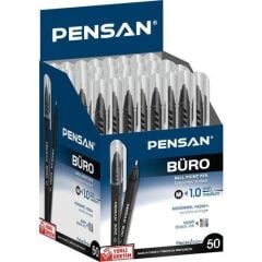 PENSAN TUKENMEZ KALEM BURO 1mm SIYAH 50 LI(2270)