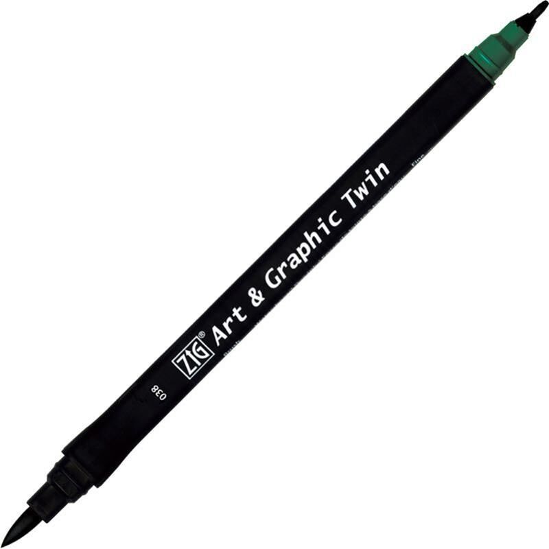 ZIG ART&GRAPHIC TWIN TUT-80 38 MARINE GREEN
