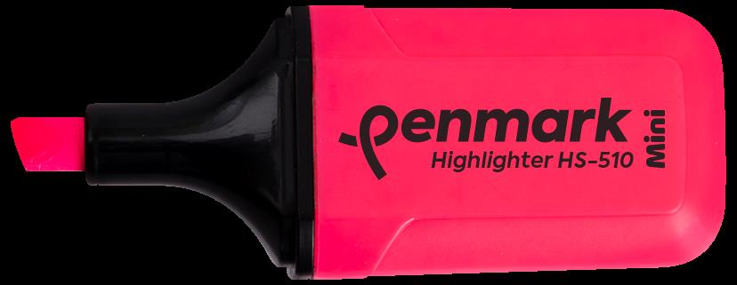 PENMARK FOSFORLU KALEM MINI NEON PEMBE HS-510