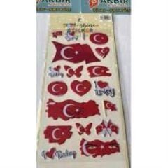 PUTI SHINE STICKER - TURK BAYRAGI 3
