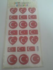 PUTI SHINE STICKER - TURK BAYRAGI 4