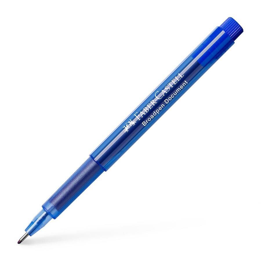 FABER FINELINER BROADPEN MAVI TEKLI (155451)