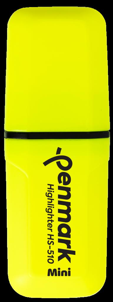 PENMARK FOSFORLU KALEM MINI NEON SARI HS-510