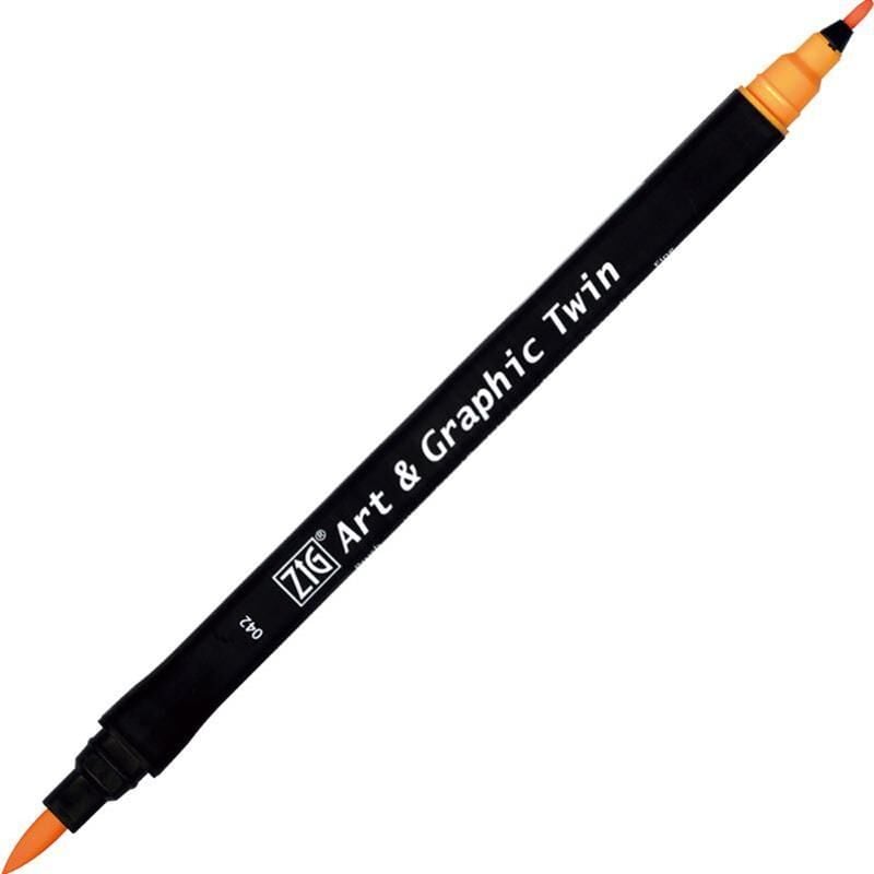 ZIG ART&GRAPHIC TWIN TUT-80 42 BRIGHT YELLOW