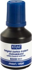 KRAF BEYAZ TAHTA MUREKKEBI 30ml MAVI 1 LI (445G)