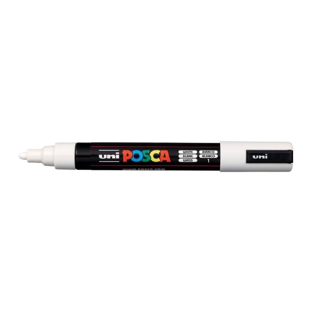 UNI OZEL MARKER POSCA BEYAZ 1 LI (PC-5M)