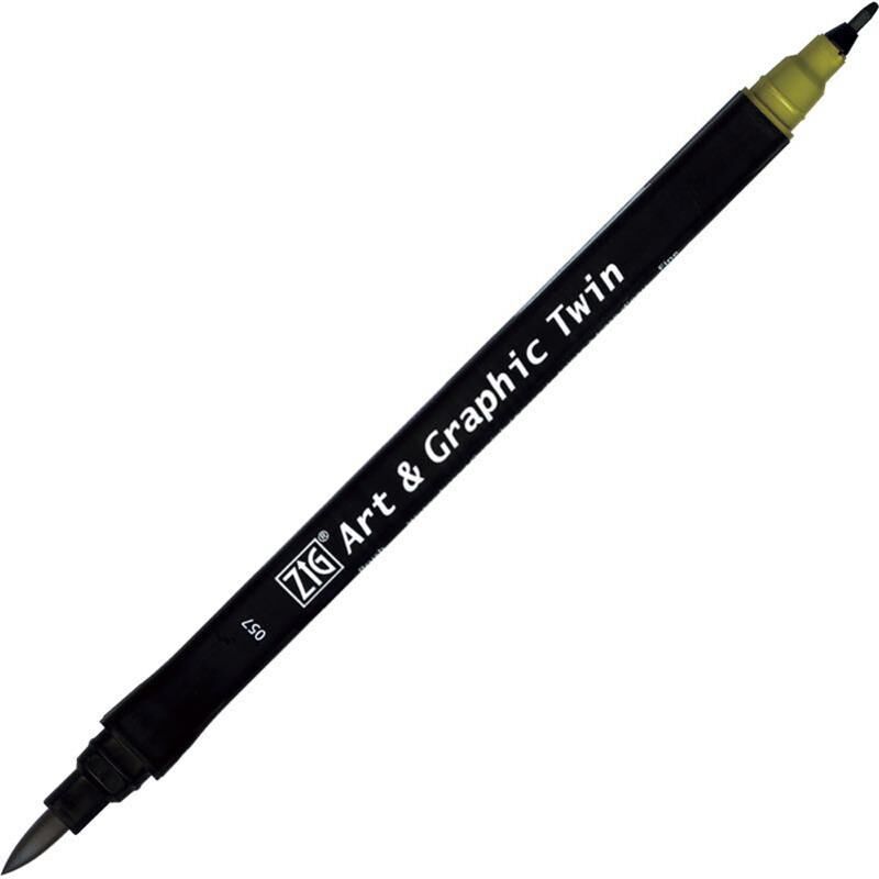 ZIG ART&GRAPHIC TWIN TUT-80 57 OLIVE GREEN