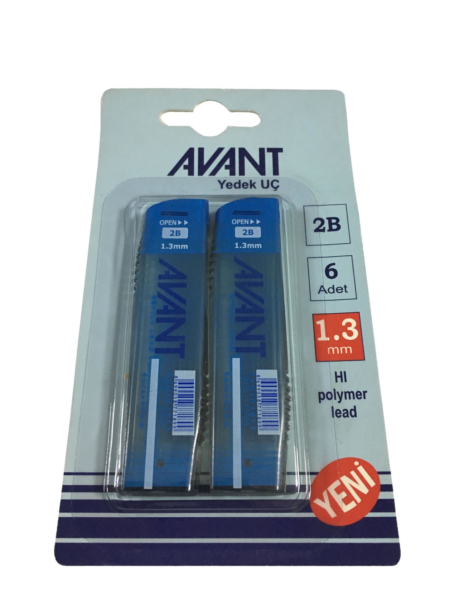 AVANT 1.3mm 2 LI BLISTER  2B MIN