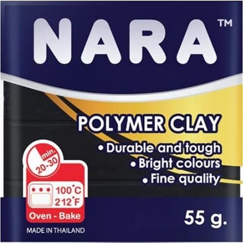 NARA POLYMER CLAY 55gr.BLACK