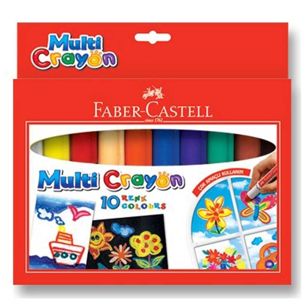 FABER MUM BOYA MULTI CRAYON 10 RENK (5281112010)