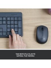 LOGITECH KLAVYE+MOUSE SET MK 235 KABLOSUZ Q