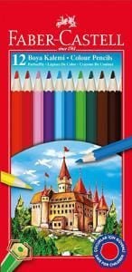 FABER KURUBOYA TAM BOY 12 PASTEL RENK (5171116313)