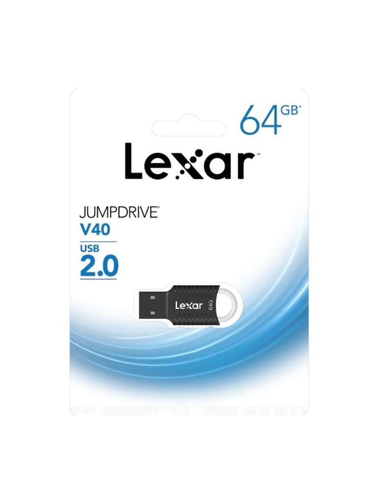 LEXAR 64GB USB 2.0 JUMP V40 SIYAH FLASH BELLEK