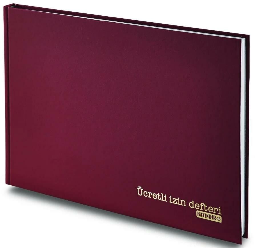 BAYINDIR YILLIK UCRETLI IZIN DEFTERI 20x28 144 YP.