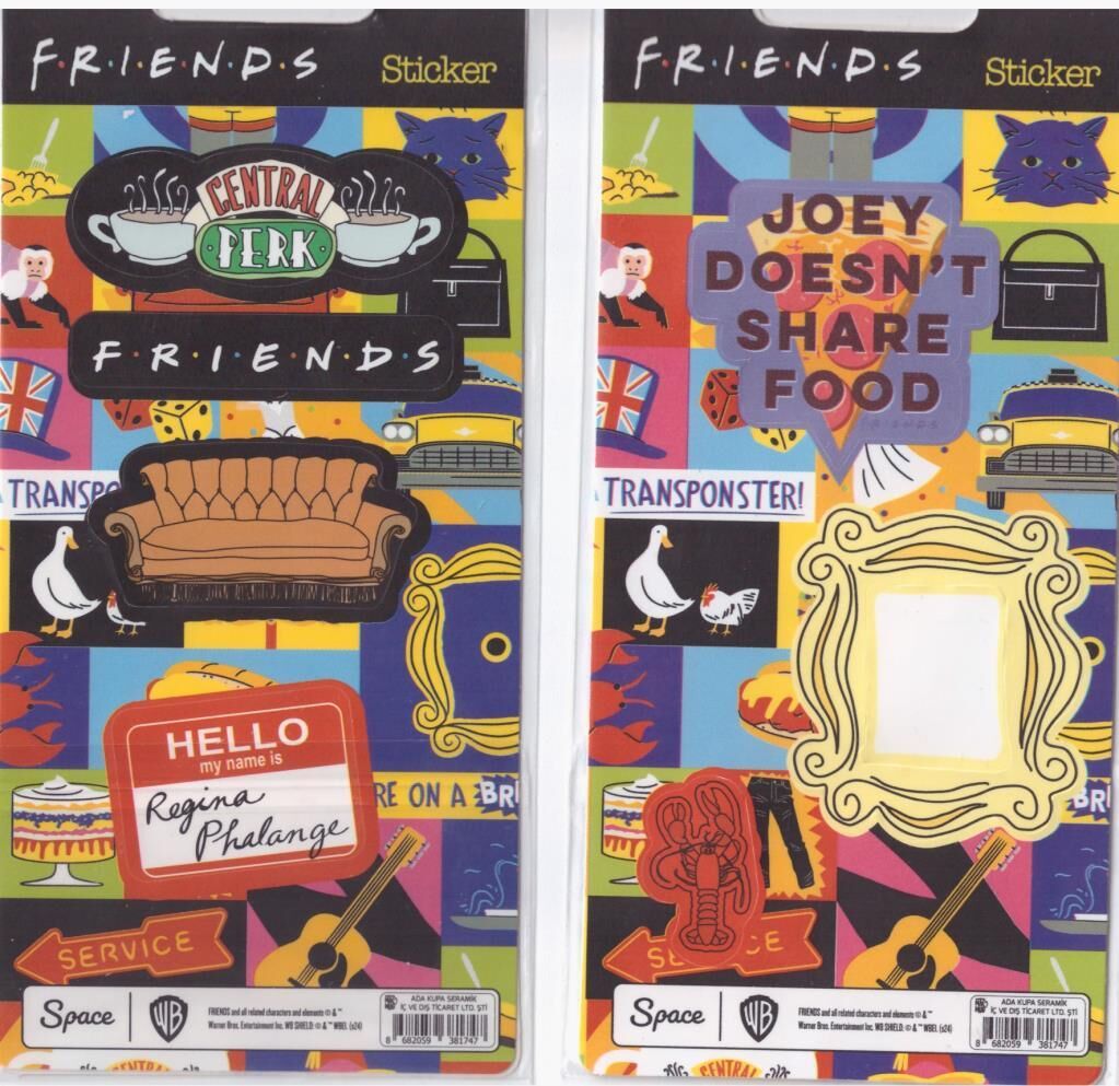 FRIENDS FRIENDS KOLTUK  STICKER STC-381747