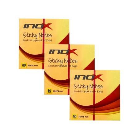 INOX YAPISKANLI NOT KAGIDI 76X76 50YP.SEFFAF TURUN