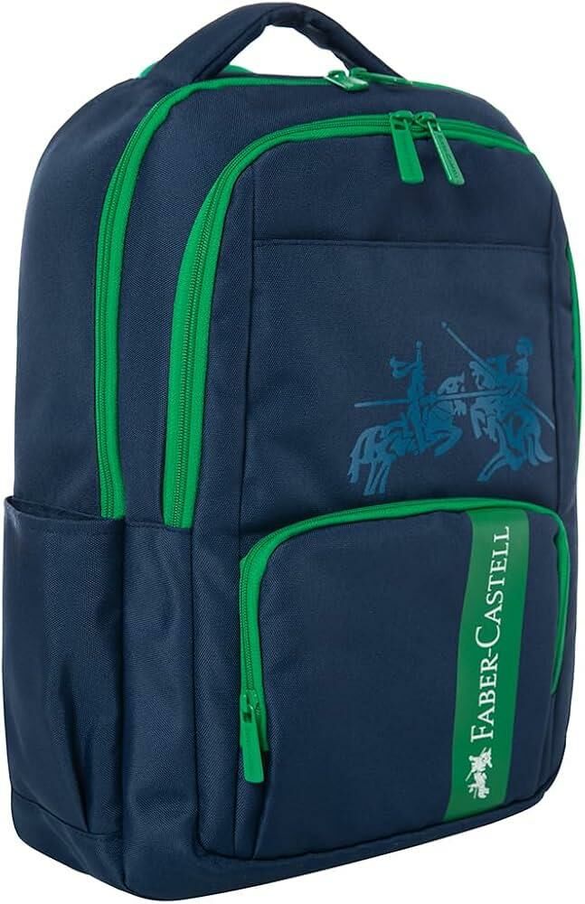 FABER CASTEL LINE SIRT CANTASI LACIVERT/YESIL