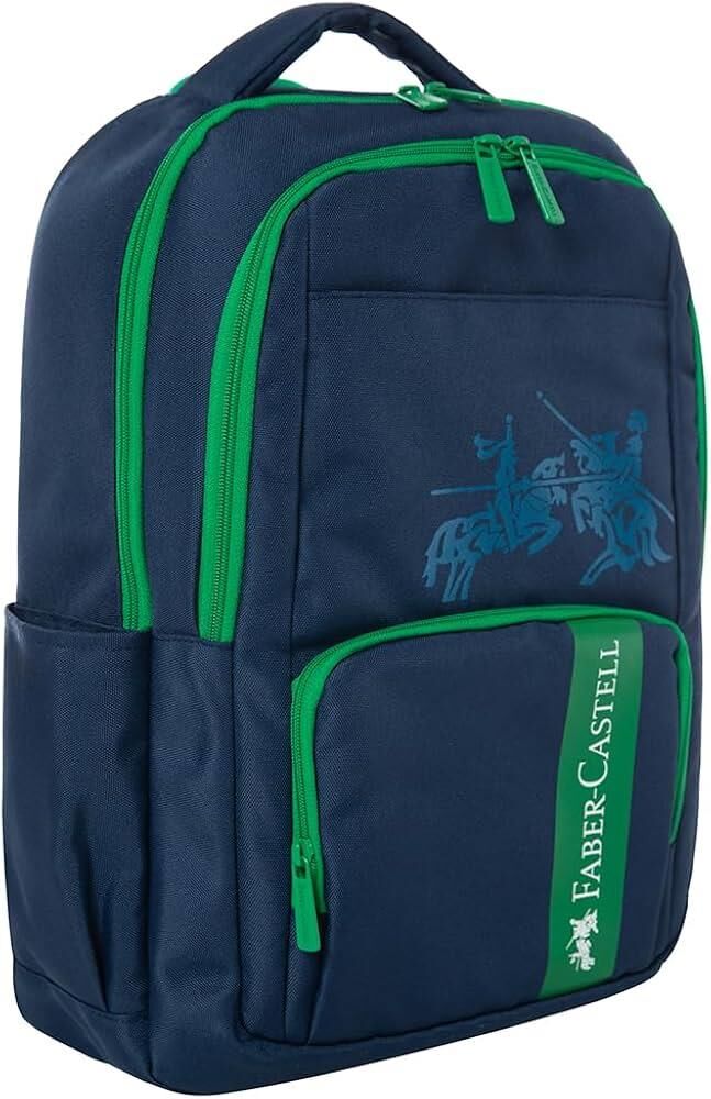 FABER CASTEL LINE SIRT CANTASI LACIVERT/YESIL