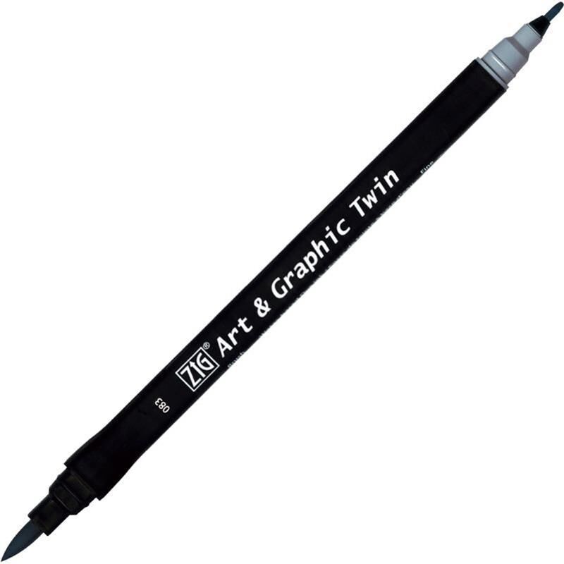 ZIG ART&GRAPHIC TWIN TUT-80 83 BLUE GRAY