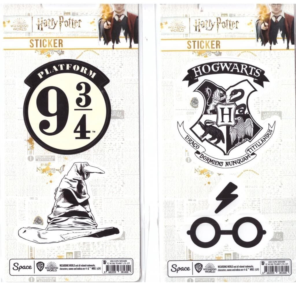 HARRY POTTER HOGWARTS-GOZLUK-PLATFORM-SAPKA STICKE