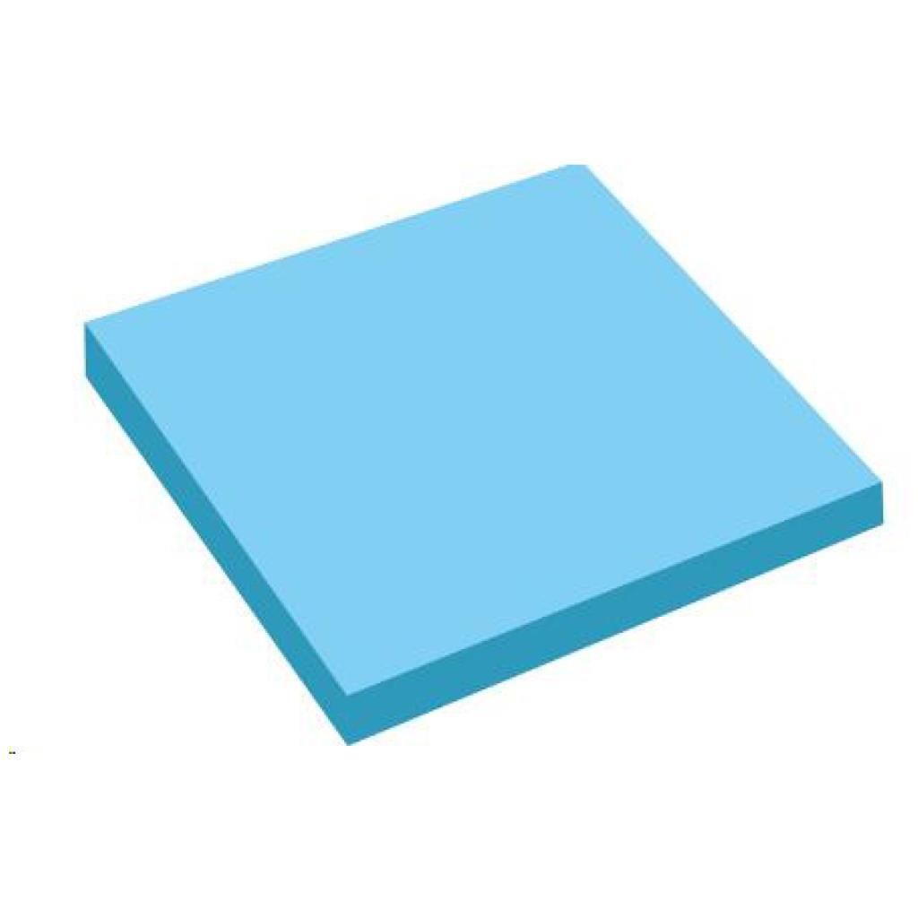 KRAF YAPISKANLI NOT KAGIDI 76X76 50 YP.SEFFAF MAVI