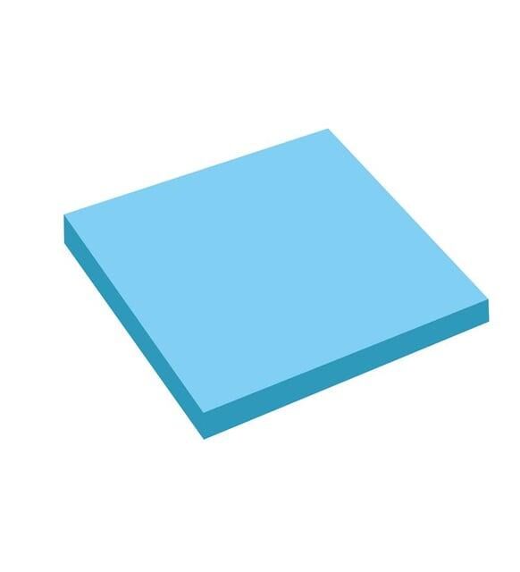 KRAF YAPISKANLI NOT KAGIDI 76X76 50YP.SEFF MAVI 12