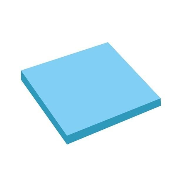 KRAF YAPISKANLI NOT KAGIDI 76X76 50YP.SEFF MAVI 12