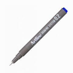ARTLINE CIZIM KALEMI 02mm MAVI 1 LI BLS.(232)