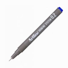 ARTLINE CIZIM KALEMI 02mm MAVI 1 LI BLS.(232)