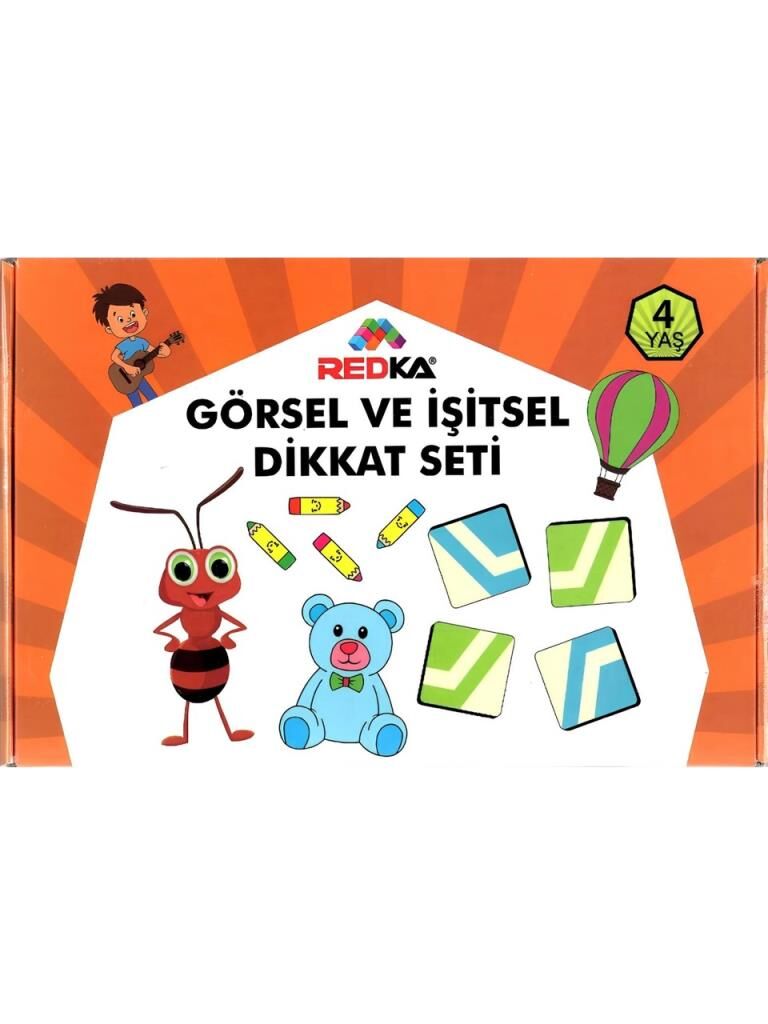 REDKA GORSEL VE ISITSEL DIKKAT SETI 4 YAS RED-RD86