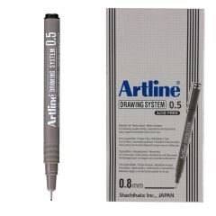 ARTLINE CIZIM KALEMI 005mm SIYAH 12LI KUTU (2305)