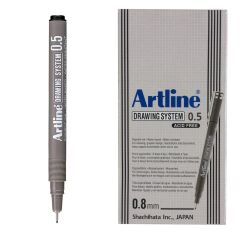 ARTLINE CIZIM KALEMI 005mm SIYAH 12LI KUTU (2305)